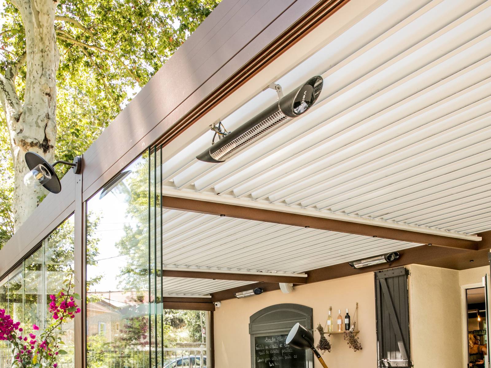 Chauffage pour pergola extérieur 