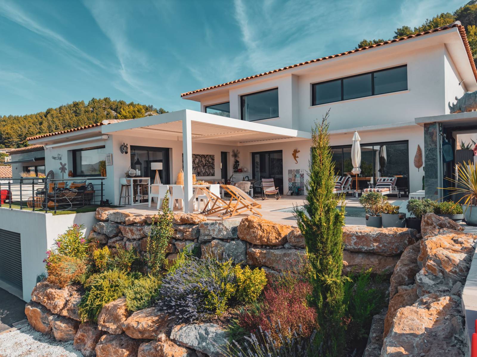 Pergola en aluminium motorisée 