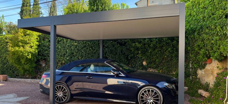 Abri voiture autoporté