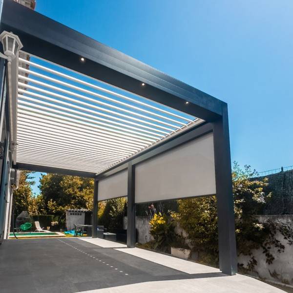Fermeture pergola store 