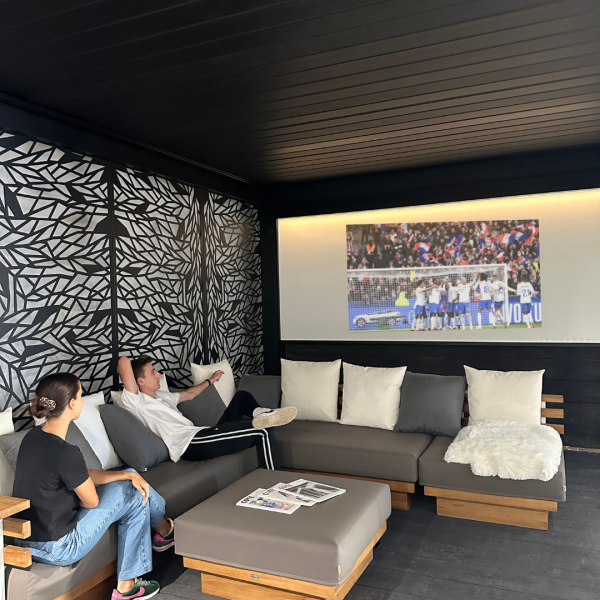 Projection match des bleus