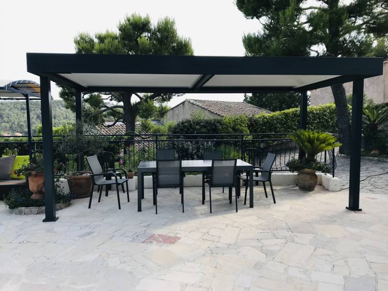 Pergola pose jardin