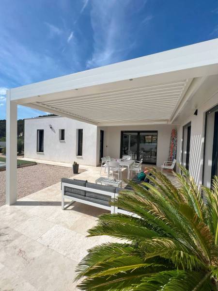 pergola terrasse maison 6x4 m