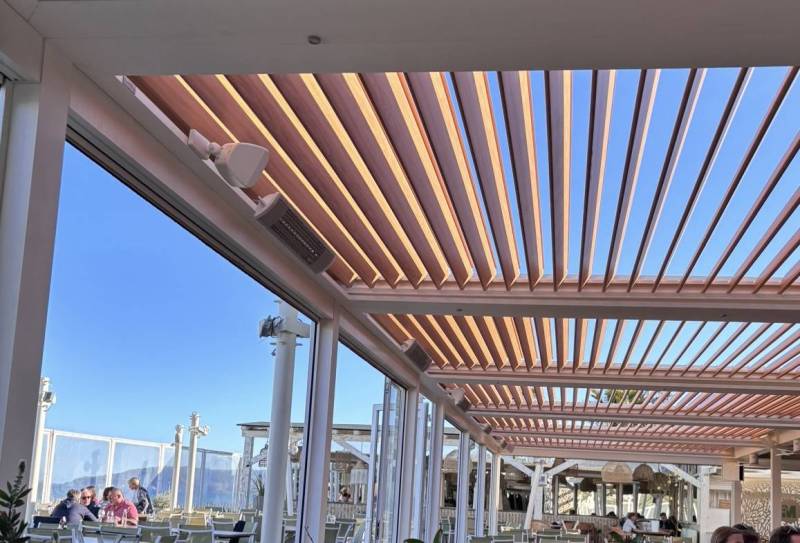 chauffage pergola bioclimatique