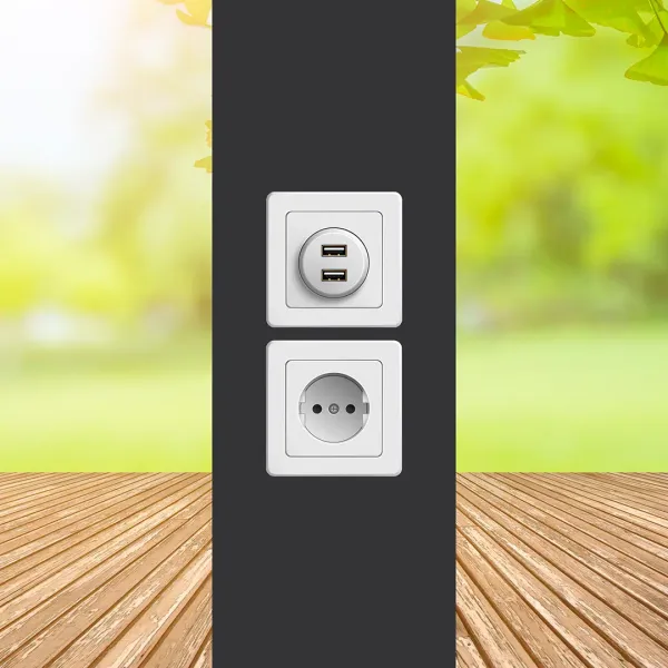 prise intégrée pergola bioclimatique